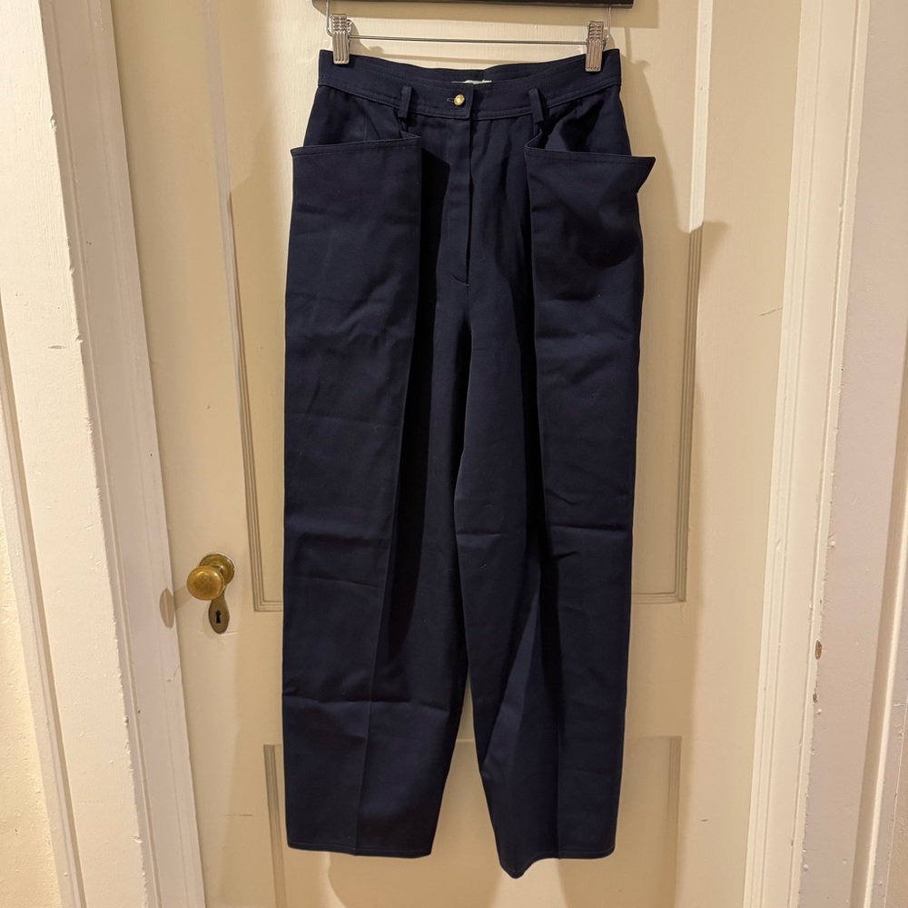 Vintage Gianna Cassoli Navy Trouser Pants